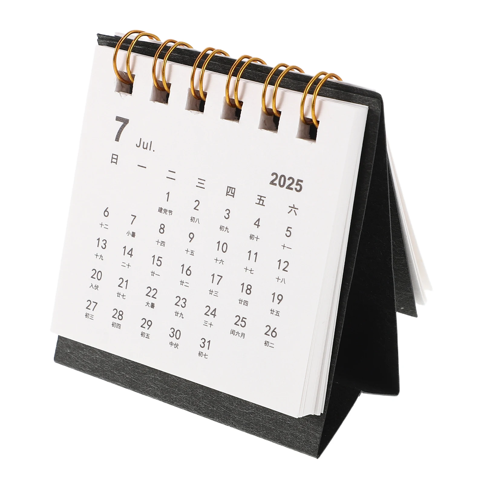 2026 Mini Desktop Calendar Compact Small Standing Flip Schedule Planner For Office Home Wall Mountable Lightweight