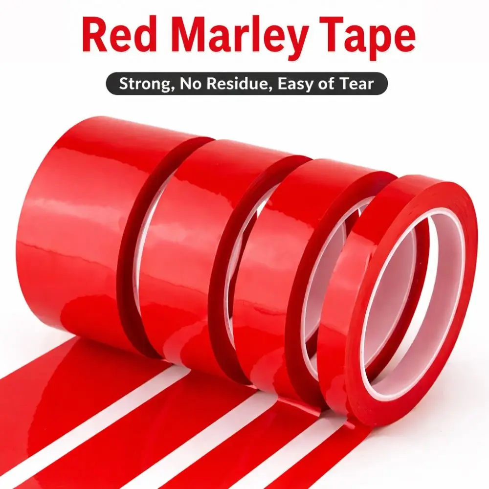 Heat Resist 3/5/8/10mm Width Marking Tape 66 Meters Red Coding Tape Adhesive Coded Tape