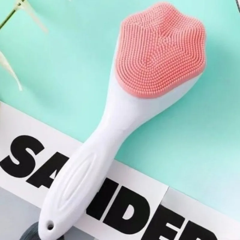 Multifunctional Face Brush Internet Celebrity Soft Hair Deep Brush Silicone Manual Cat Claw Cleansing Brush