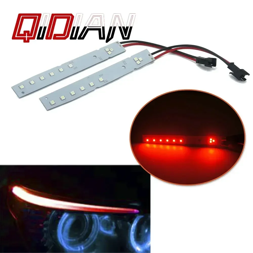 

For BMW E60 LCI 5 Series M5 550i 528i 2008-2010 LED Eyelid Eyebrow Light Car SMD Strips Eyelid Eyebrow Headlight Red White