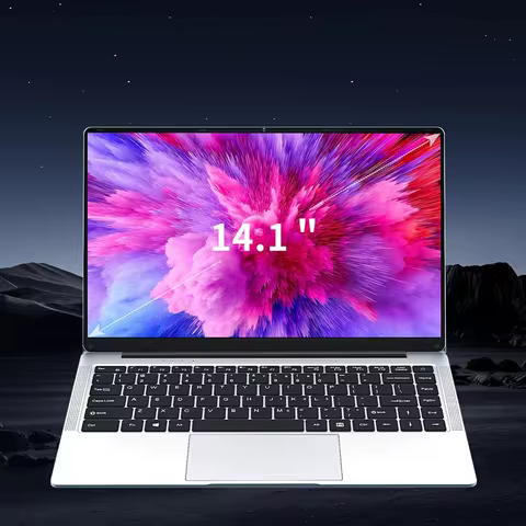14inch Student Cheap Laptop 6GB RAM 64GB/128GB/512GB SSD HD Cam WiFi Bluetooth Windows 10 Notebook Computer