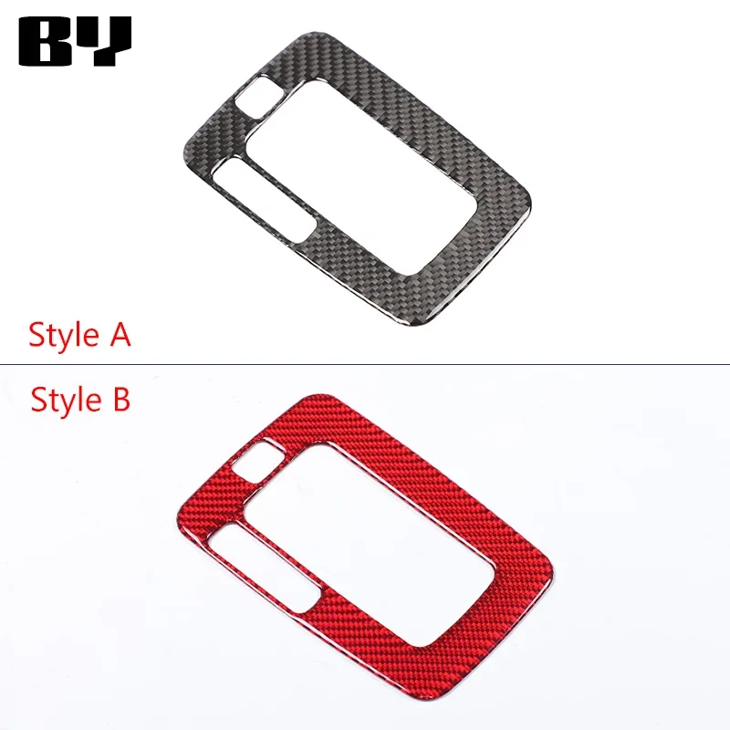 For Ford Ranger 2015-2021 soft carbon fiber car styling car center control gear indicator sticker car interior accessories LHD