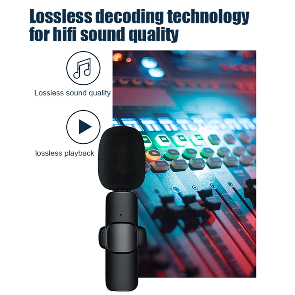 KEBIDU Lavalier Microphone Wireless 3.5mm Omnidirectional Condenser Mic Megaphone for Camera Speaker Phone Recording Live Stream