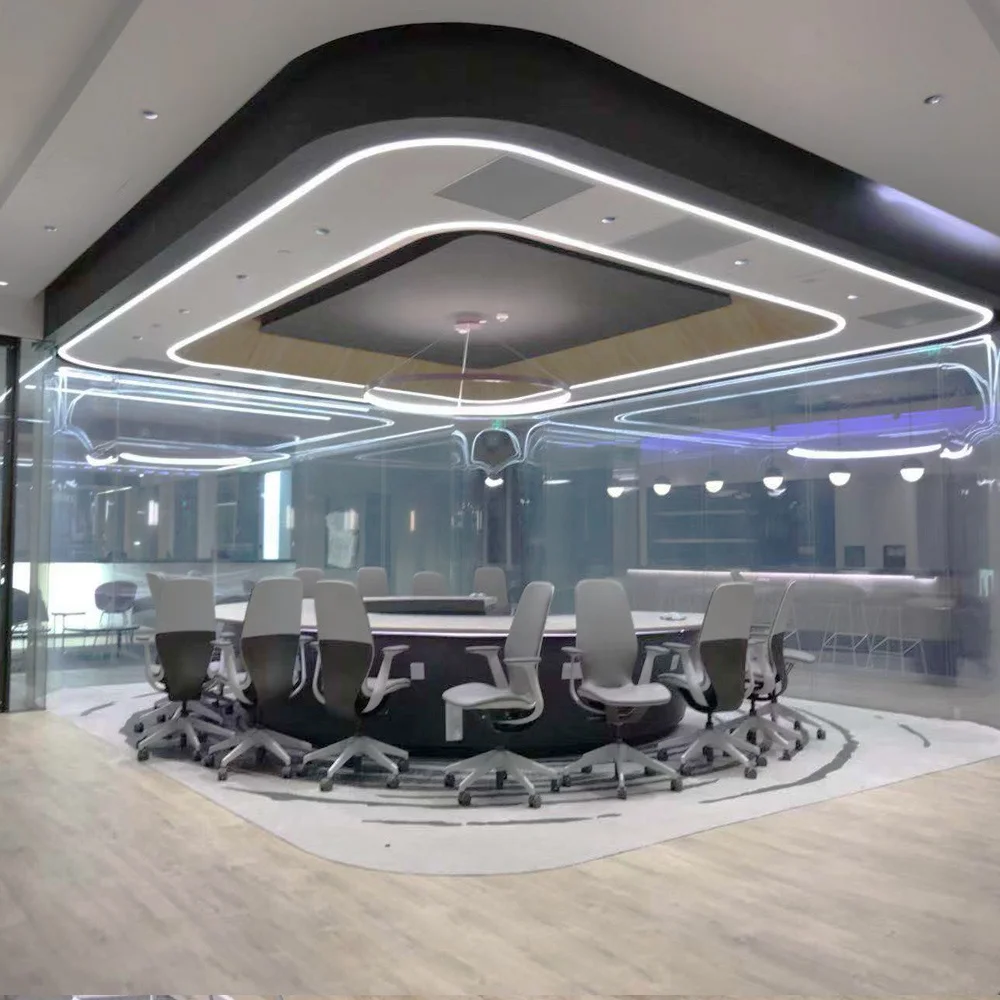 Customizable size Switchable PDLC Smart Film Power on Transparent Power off Opaque Modern Curtain Blinds