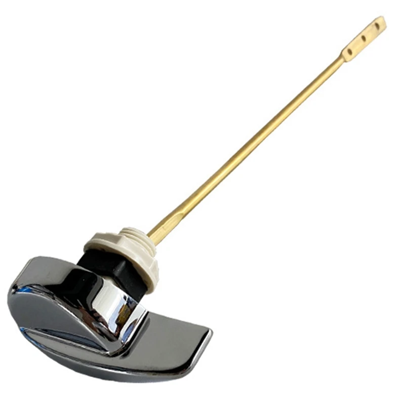

A81M New Old-Fashioned Toilet Tank Accessories Front Side Toilet Drain Handle Extension Rod Wrench Button Switch