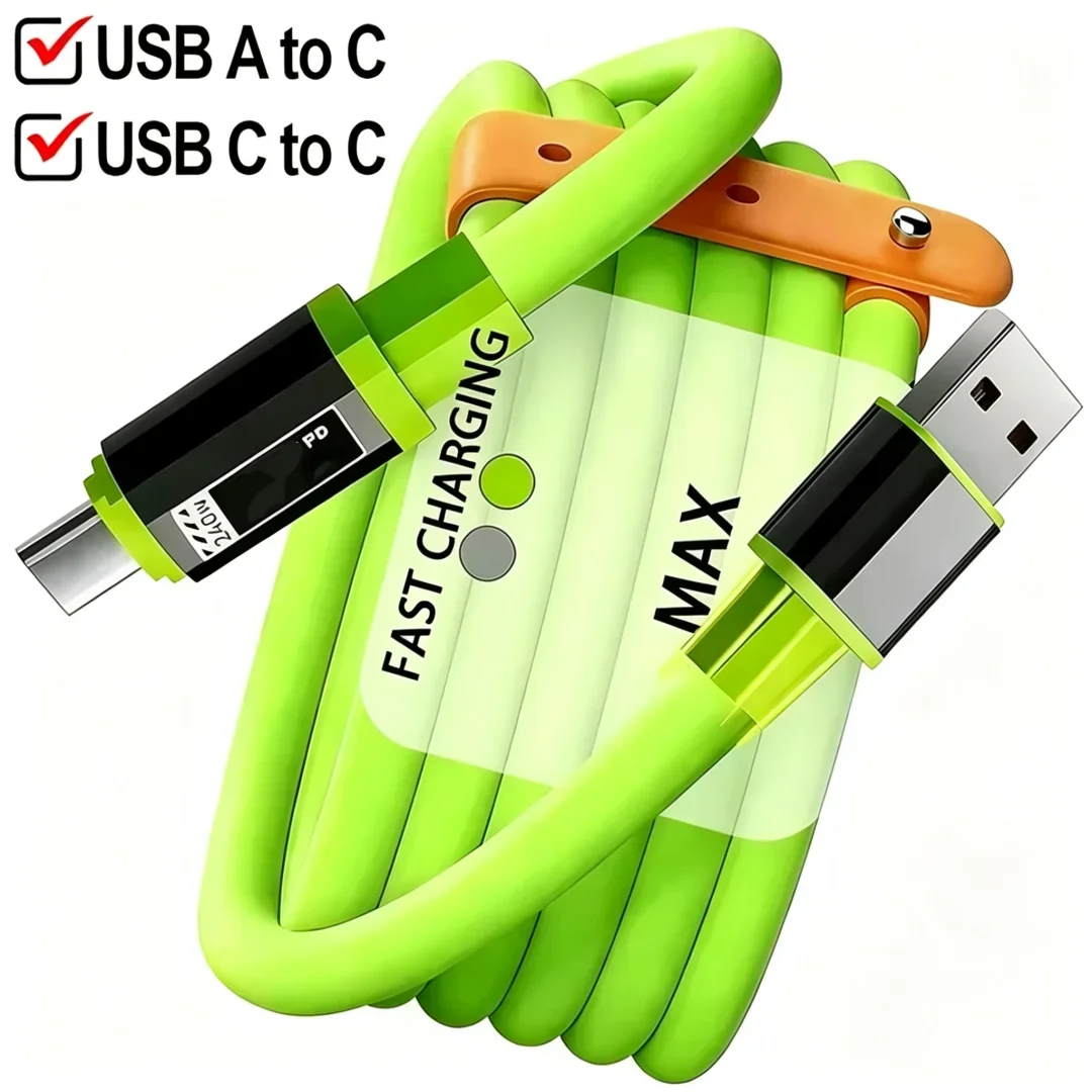 Type C Fast Charging Data LIine For Samsung Huawei Xiaomi Type C USB Quick Charger Cable QC3.0 Nylon Braided Wire Charger Cable