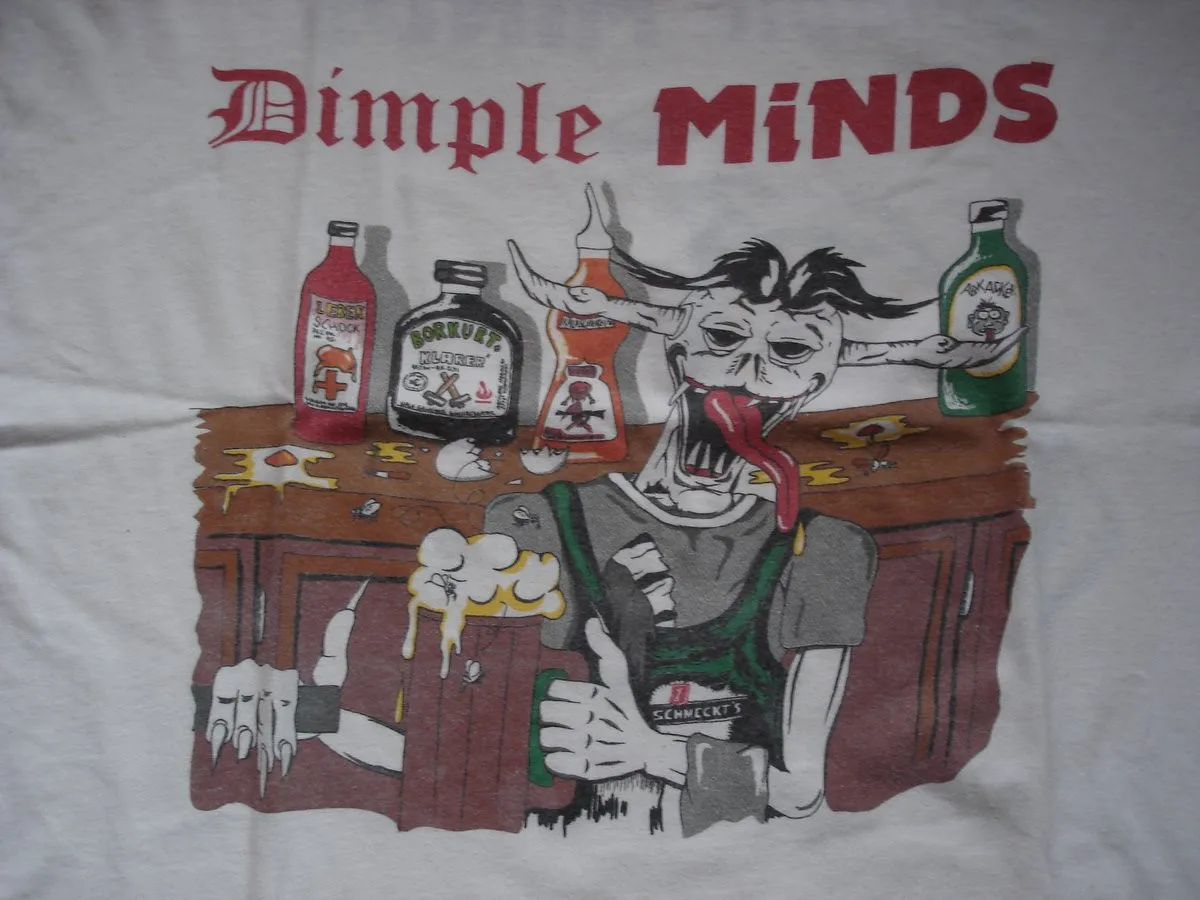 Dimple Minds Band Short Sleeve Gift For Fan T-Shirt S-5XL Full Size ES069