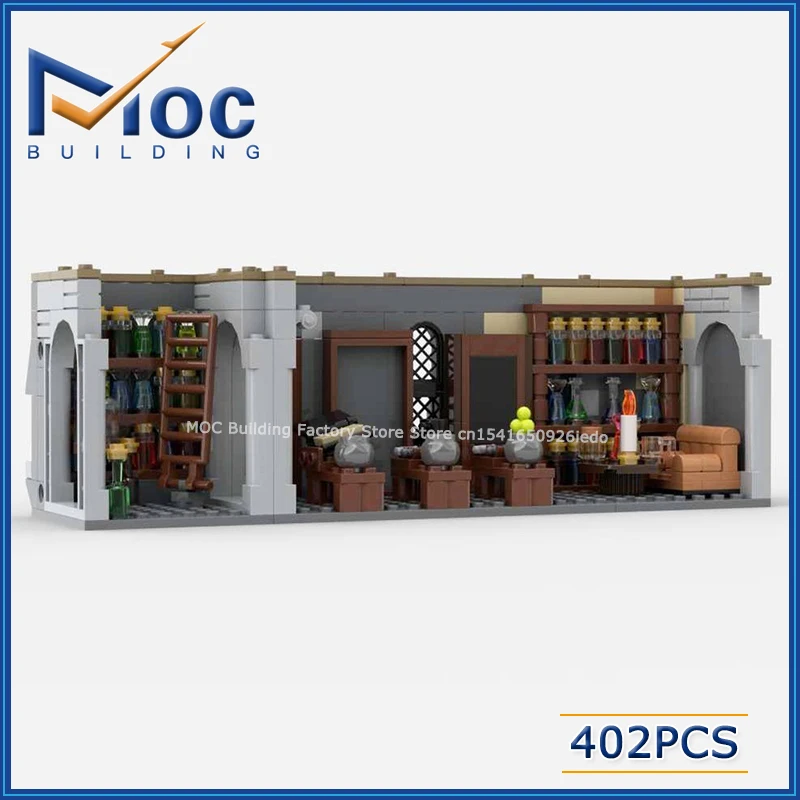 MOC Building Blocks Serie di film classici Pozioni Classe Scena modulare Modello Fai da te Assemblare Mattoni Collezione di giocattoli creativi Regalo di Natale