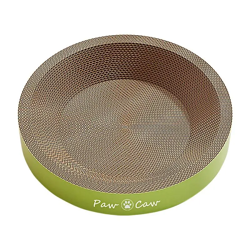 Cat Claw Board Round Scratch Pad Claw Corrugated Scratching Board Long-Lasting Lounge Bed Rest Recycled Pet Supplies For Pets