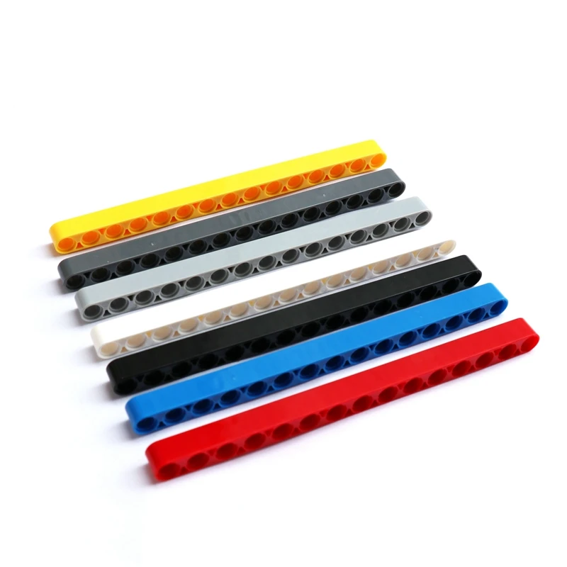 10 Uds. Haz Liftarm Huller agujero 1x15 bloques de construcción de plástico grueso piezas técnicas 32278 accesorios de ladrillo