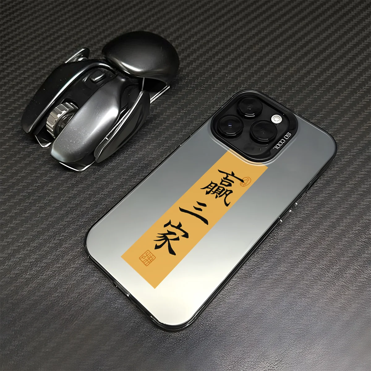 

New Year's writing wins three places case for iPhone 16 15 14 13 12 11 Pro/ Max/Plus shock-proof rear cover anti-fingerprint