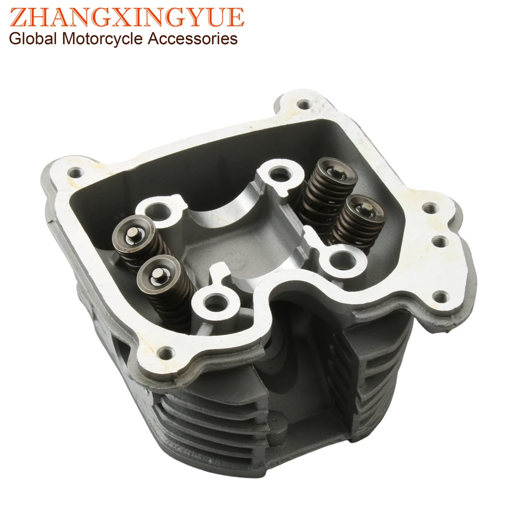 Scooter 4 Valve Racing Performance Cylinder Head Kit & Camshaft & Rocker Arm For GY6 G4 G3 125cc 150cc 152QMI 157QMJ GP110 4V