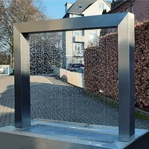2026 Customized Manufacturer Outdoor Water Fountain Waterfall Wall Home Decor