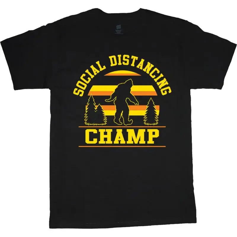 Funny Social Distancing T Shirt Mens Clothing