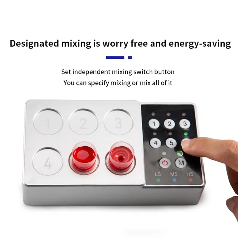 JY-타투 색소 교반기 무선 자동 믹서 기계 타투 잉크 소용돌이 믹서 침전 방지 용품