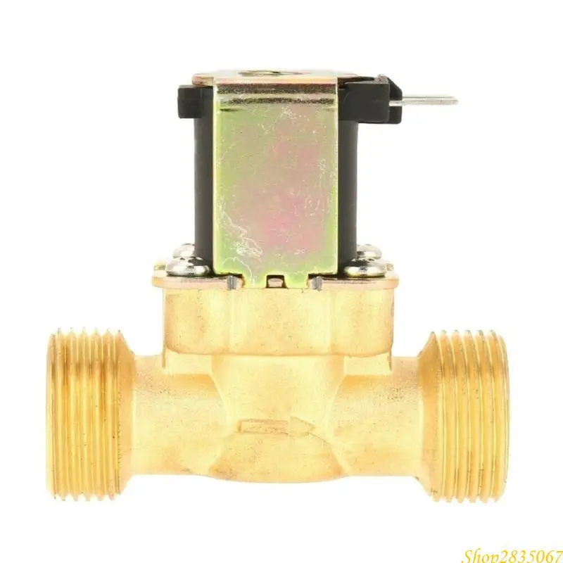 

Латунный нормально закрытый впускной клапан для воды, 6 точек, 12 В постоянного тока, 24 В, 220 В, солнечные водонагреватели,