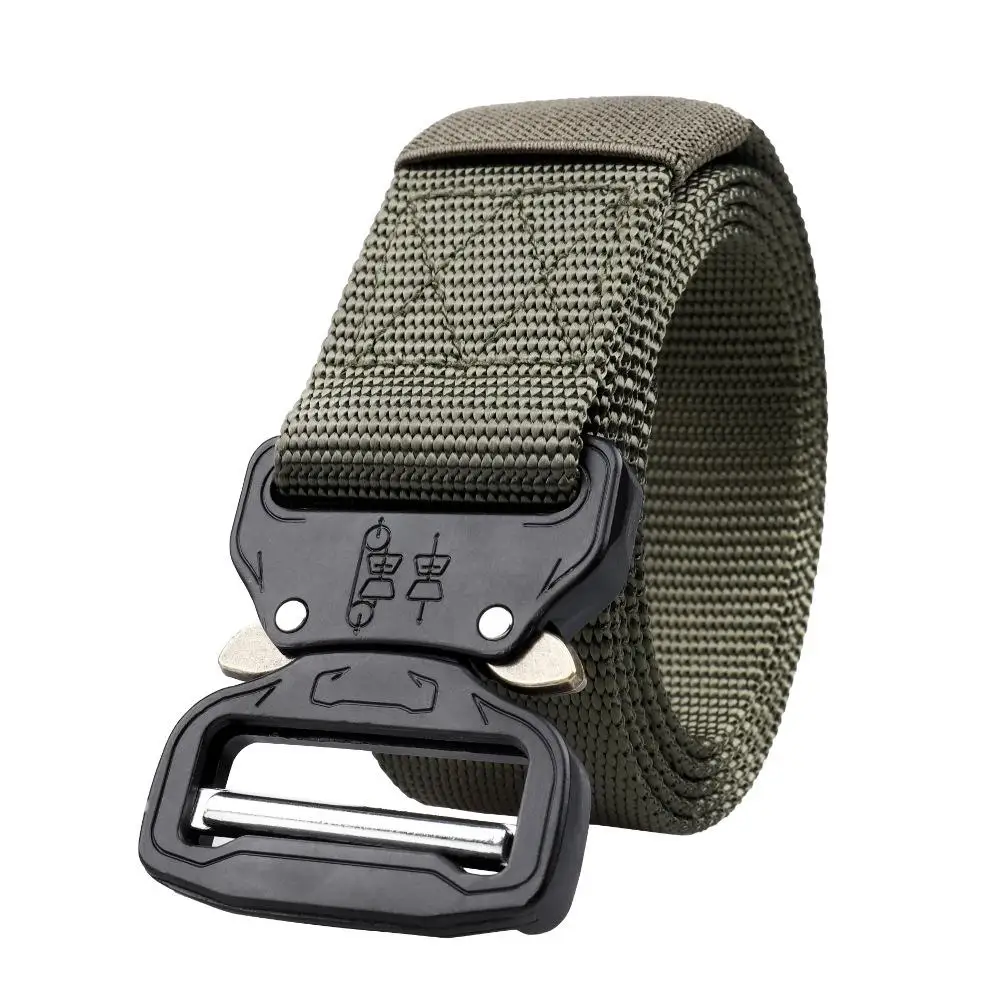 1.5 inch Quick Release Tactical Belt Riggers Airsoft Belts men sports black green nylon BT3404 men outdoor sports