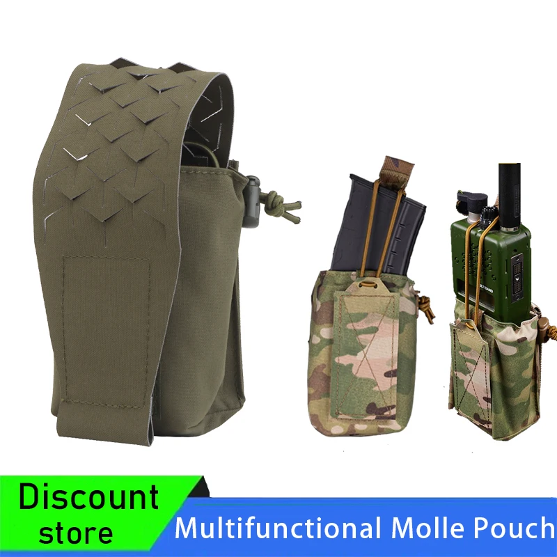 

Чехол для радио, магазин 7,62, магнит 5,56, многофункциональная кобура для хранения Molle Pouch, аксессуары для жилета для оборудования