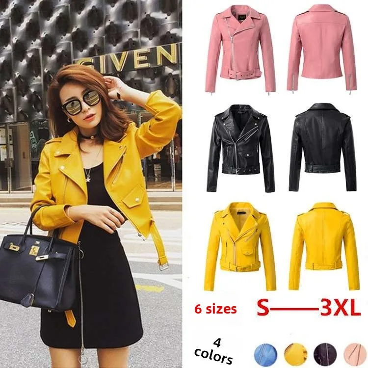 Novo casaco de couro sintético jaet street sle com lapela dupla sob medida para mulheres de meia-idade
