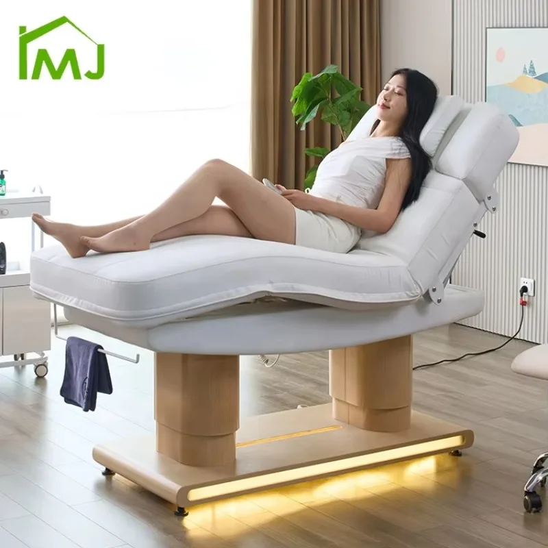 

Salon Equipment Head Spa Beauty Spa Bed 4 Motors Electric Massage Table Lash Bed