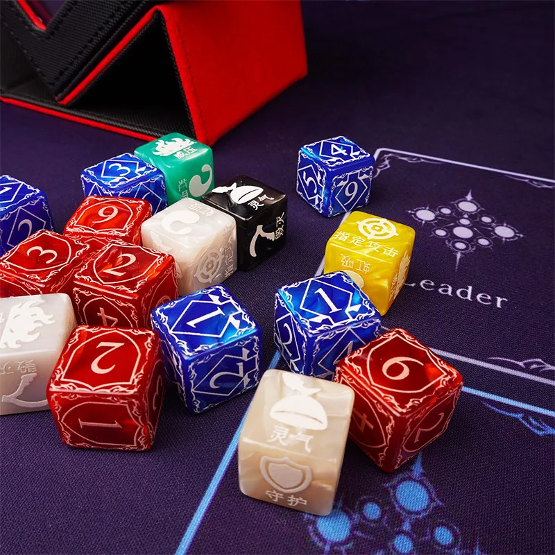 New Shadowverse Card Game Indicator EVOLVE Entity Damage Status Life Attack Power Acrylic Dice Portable Board Game Toy Set Gift