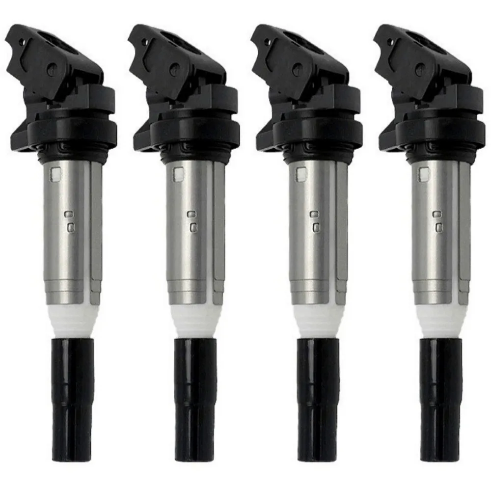 

4X Ignition coil 0221504470 12137594937 12138616153 2137594596 5C1476 For BMW E81/82/87/88/60/61/39 F10/18/11/07 520/ 523/525I