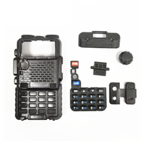 Baofeng Walkie Talkie UV-5R Cases Maintenance Accessories, Knob PTT Transmission Frame with Button for UV5R Radio Service Panel