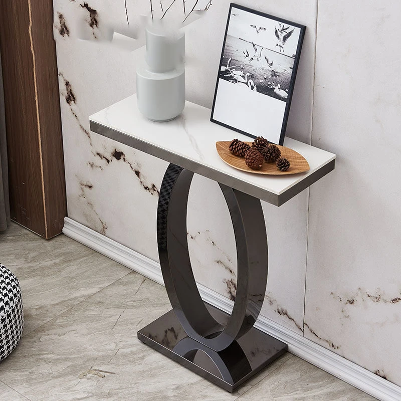 

Nordic Small Table Living Room Minimalist Aesthetic Console Tables Premium Consola De Entrada De Casa Living Room Furniture ﻿