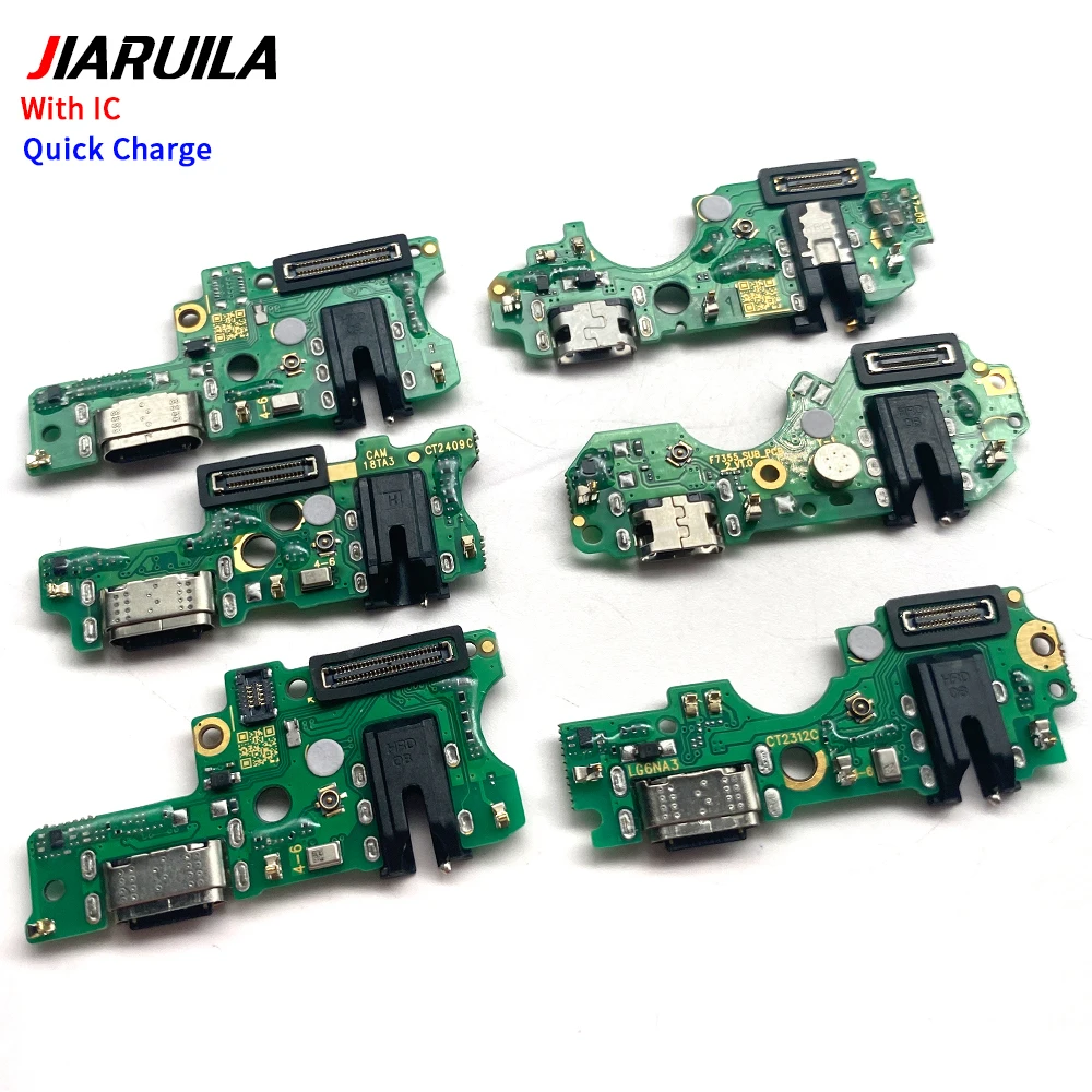 50Pcs，USB Charger Port Microp Dock Connector Board Flex For Infinix Camon 18T 20 Pro Ck6n Ck7N Tecno Pop 7 BF6 Pova 3 5G Neo 2