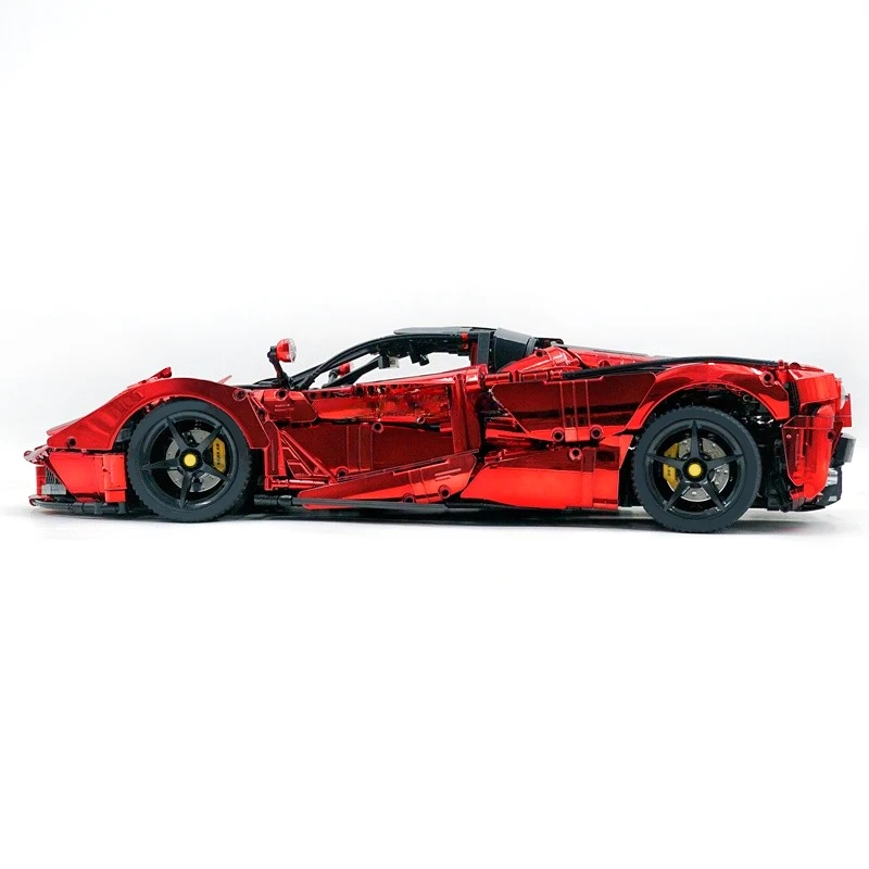 1:8 CADA 61505 Rosso Tecnico Super Sprots Auto Hypercar Modello Building Blocks Mattoni FAI DA TE Puzzle Giocattoli di Montaggio Regali Di Natale Ragazzi