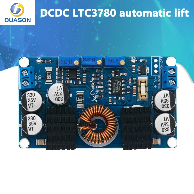 DCDC LTC3780 automatic lifting voltage solar vehicle constant voltage constant current power supply module super book type