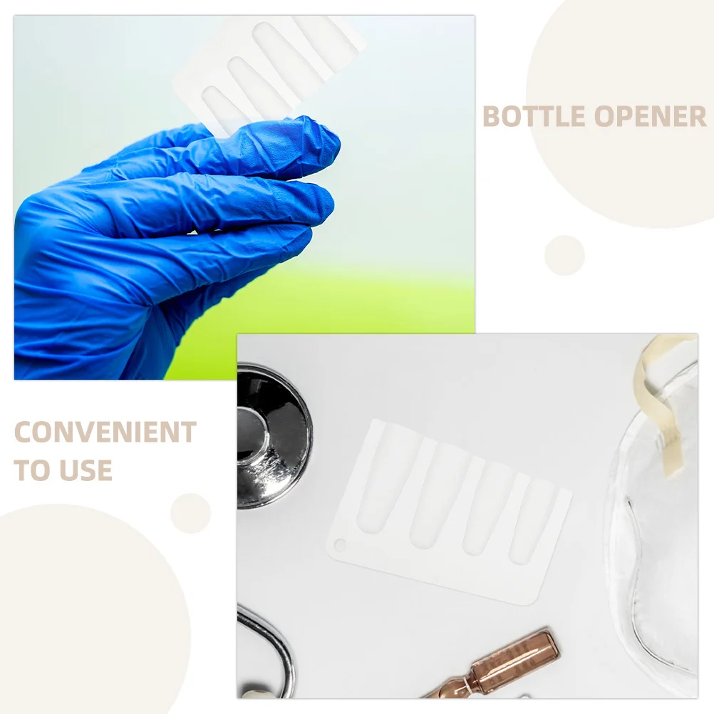 

3Pcs Ampoule Bottle Opener Plastic Durable Portable Ampoule Bottle Opening Tool for Labor Saving Device