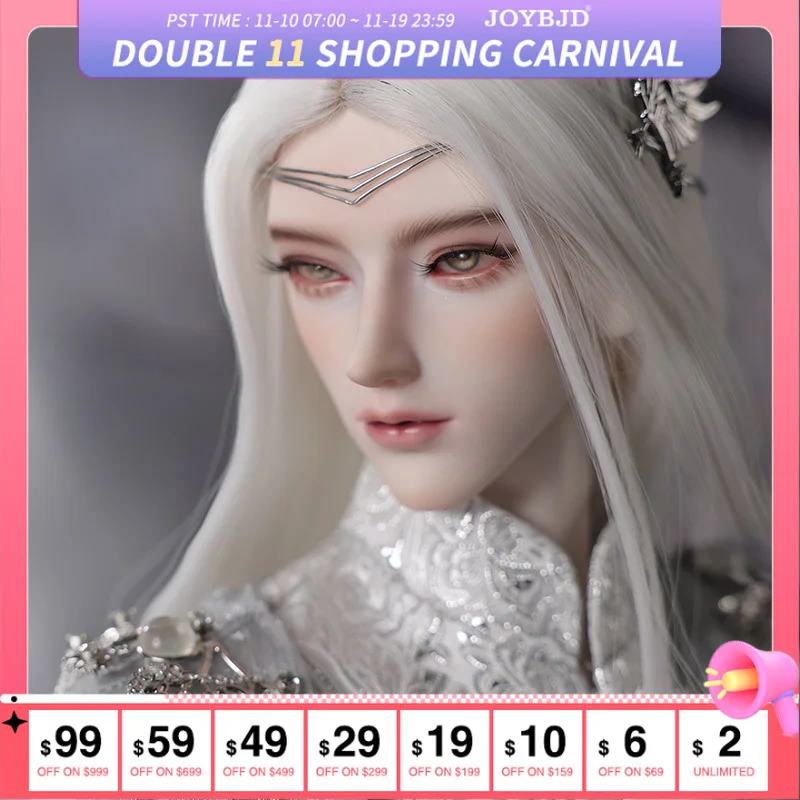 

Кукла Ravid BJD 1/3 с корпусом Джошуа, китайская мифологическая одежда, стильные шарнирные куклы, фэнтезийная шарнирная кукла ангела