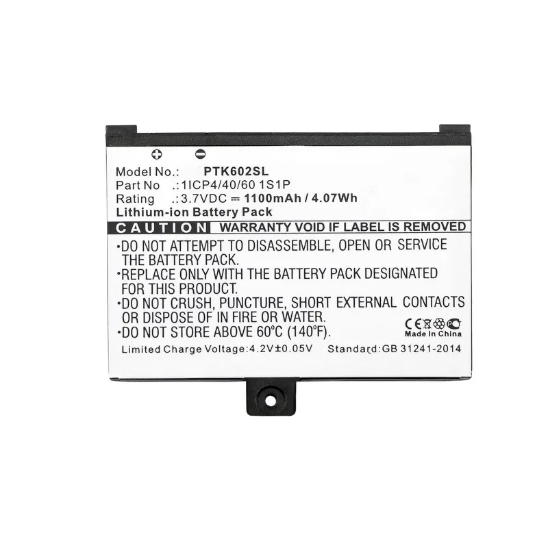 1100mAh PTK602SL Suitable for Pocketbook Pro 602 1ICP4/40/60 1S1P Mobile Phone Battery 3.7V 4.07WH Mobile Phone Parts Batteries