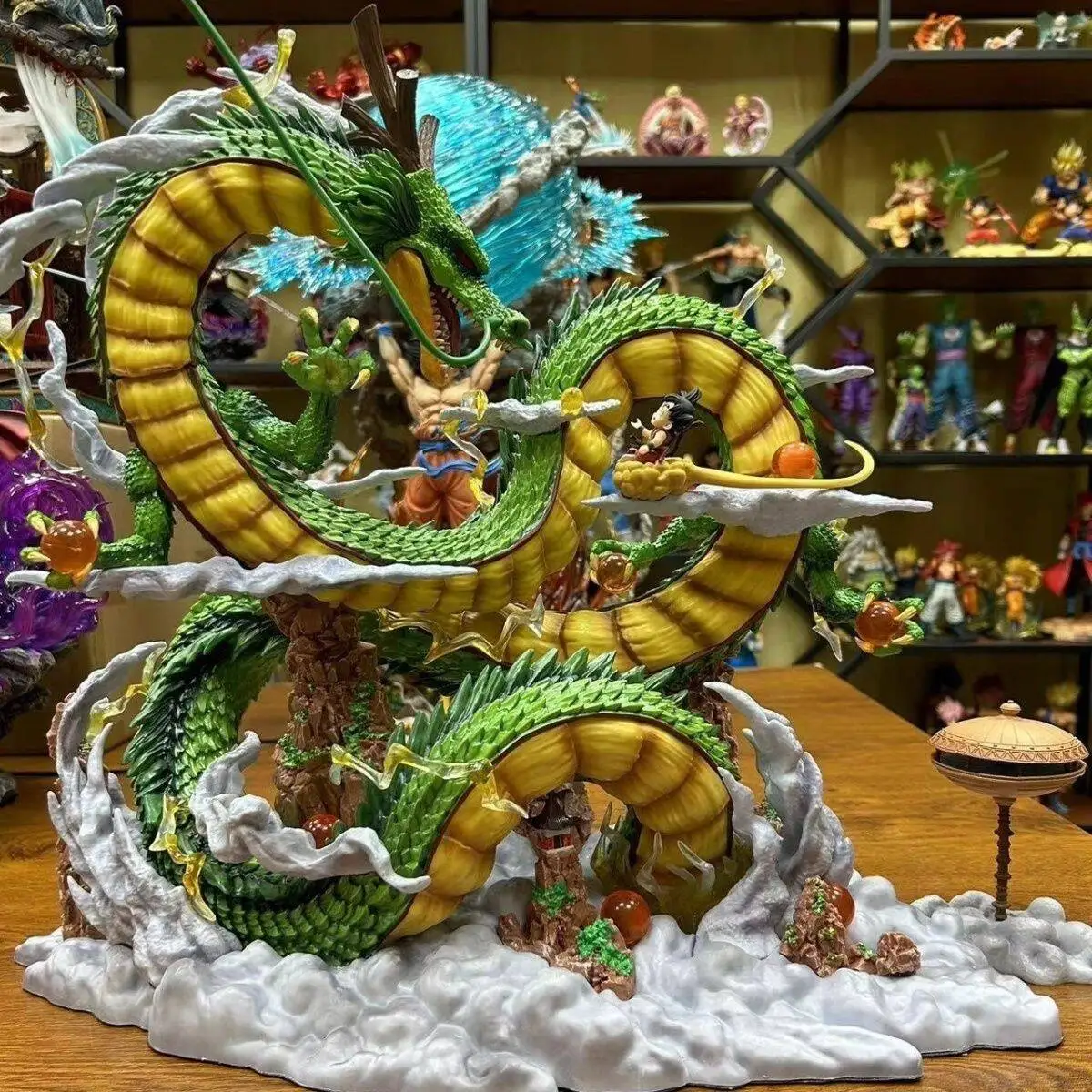 2025 53 cm Dragon Ball Anime Figur Shenron Figuren Goku Und Shenron Figur Pvc Statue Modell Puppe Sammlung Ornament Spielzeug geschenke