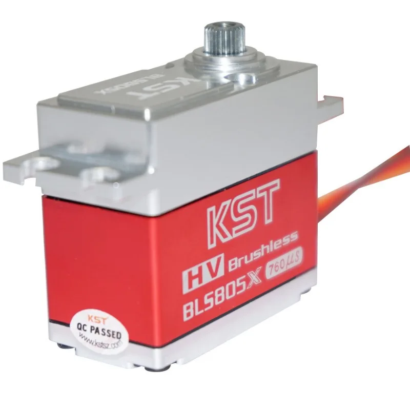 KST BLS805X 500-700 class helicopter tail lock steering gear 7.5KG narrow frequency digital brushless high pressure steering gea