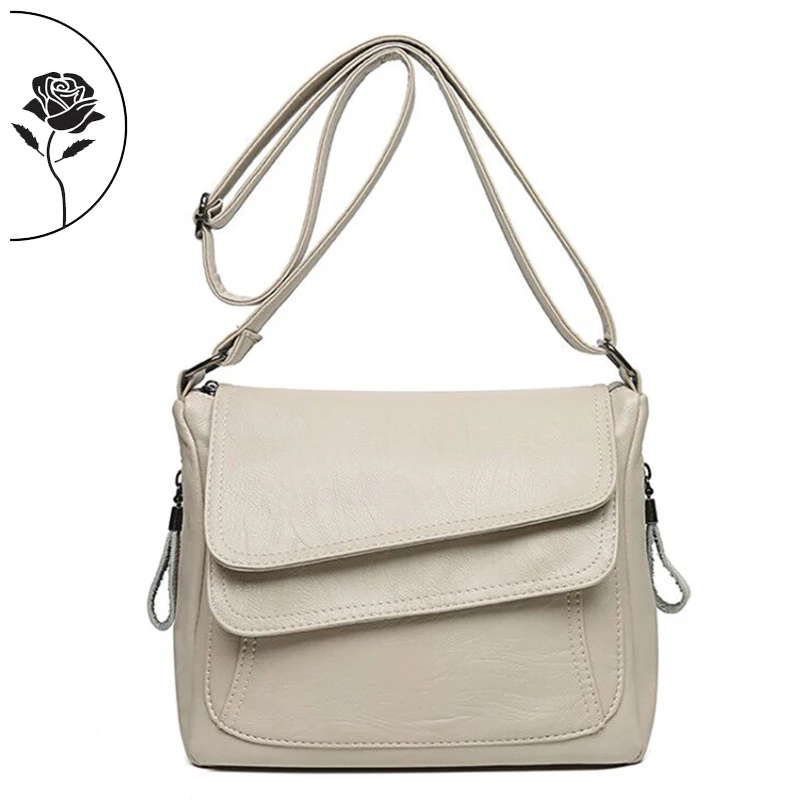 Luxury Designer Handbag High Quality Soft Leather Purses And Handbags Casual Shoulder Messenger Bags for Women 2024 New Sac