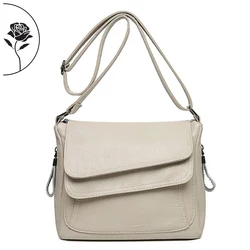 Luxury Designer Handbag High Quality Soft Leather Purses And Handbags Casual Shoulder Messenger Bags for Women 2024 New Sac