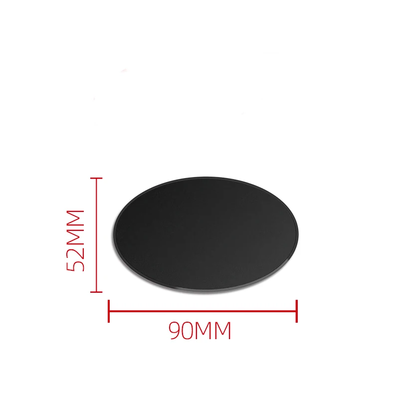 타원형 베이스 플라스틱 베이스, 미니어처 테이블 게임 베이스 모델링 모델 키트, 디오라마, 90x52mm