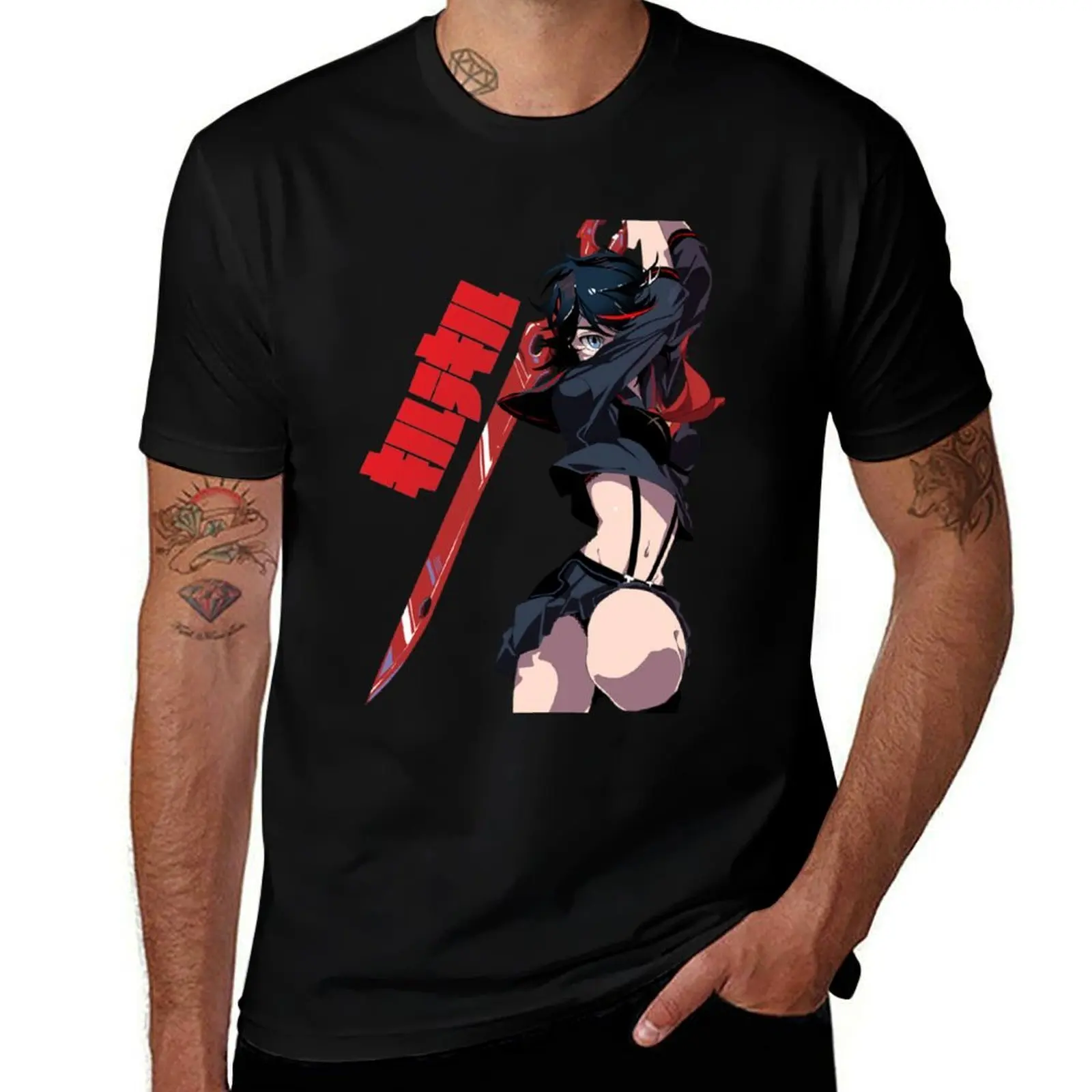 Kill La Kill - Ryuko Matoi T-Shirt Lightweight Basic Short Sleeve Shirt T-Shirt