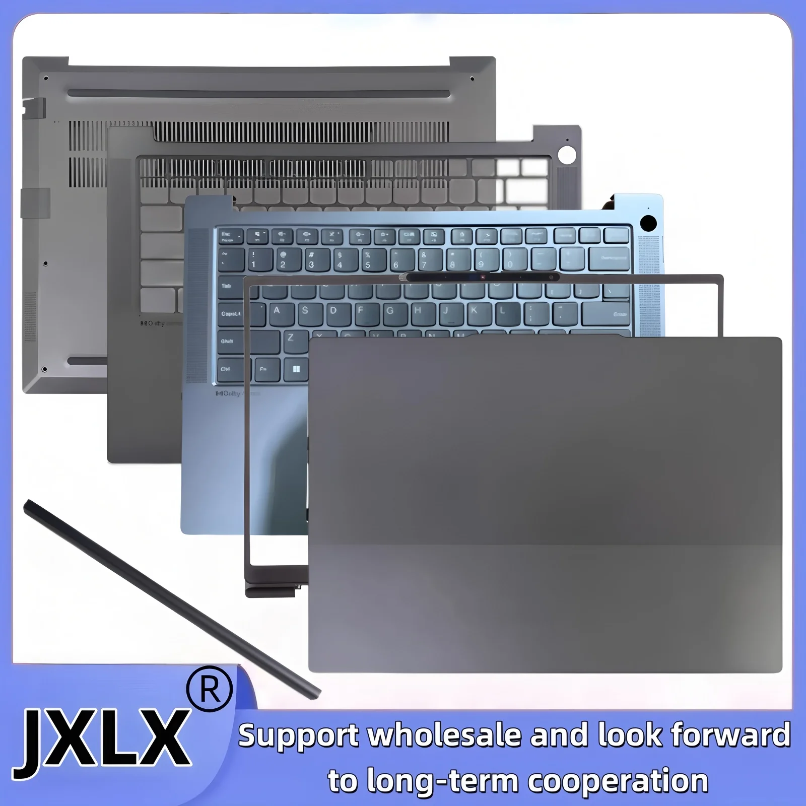 

JXLX® New for ThinkBook 14 G7+ IRL ABP Laptop LCD Back Cover Top Case/Front Bezel cover/Palmrest Cover/Bottom Base/shaft cover
