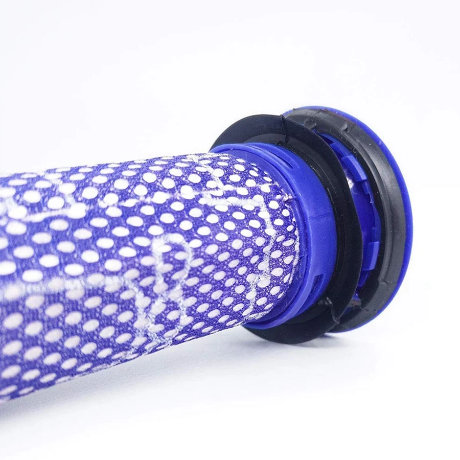 طقم استبدال فلتر المكنسة الكهربائية مكون من 7 قطع للمكنسة الكهربائية دايسون V6، V8، V7، 3 فلتر عمود HEPA، 3 فلتر مسبق، 1 فرشاة تنظيف