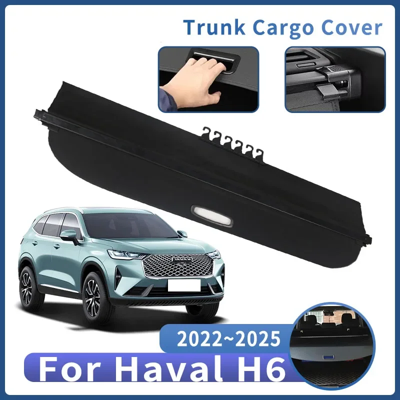 

Car Trunk Bracket For Great Wall Haval H6 2022 2023 2024 2025 MK3 Curtain Rear Partition Retractable Interior Car Accessories