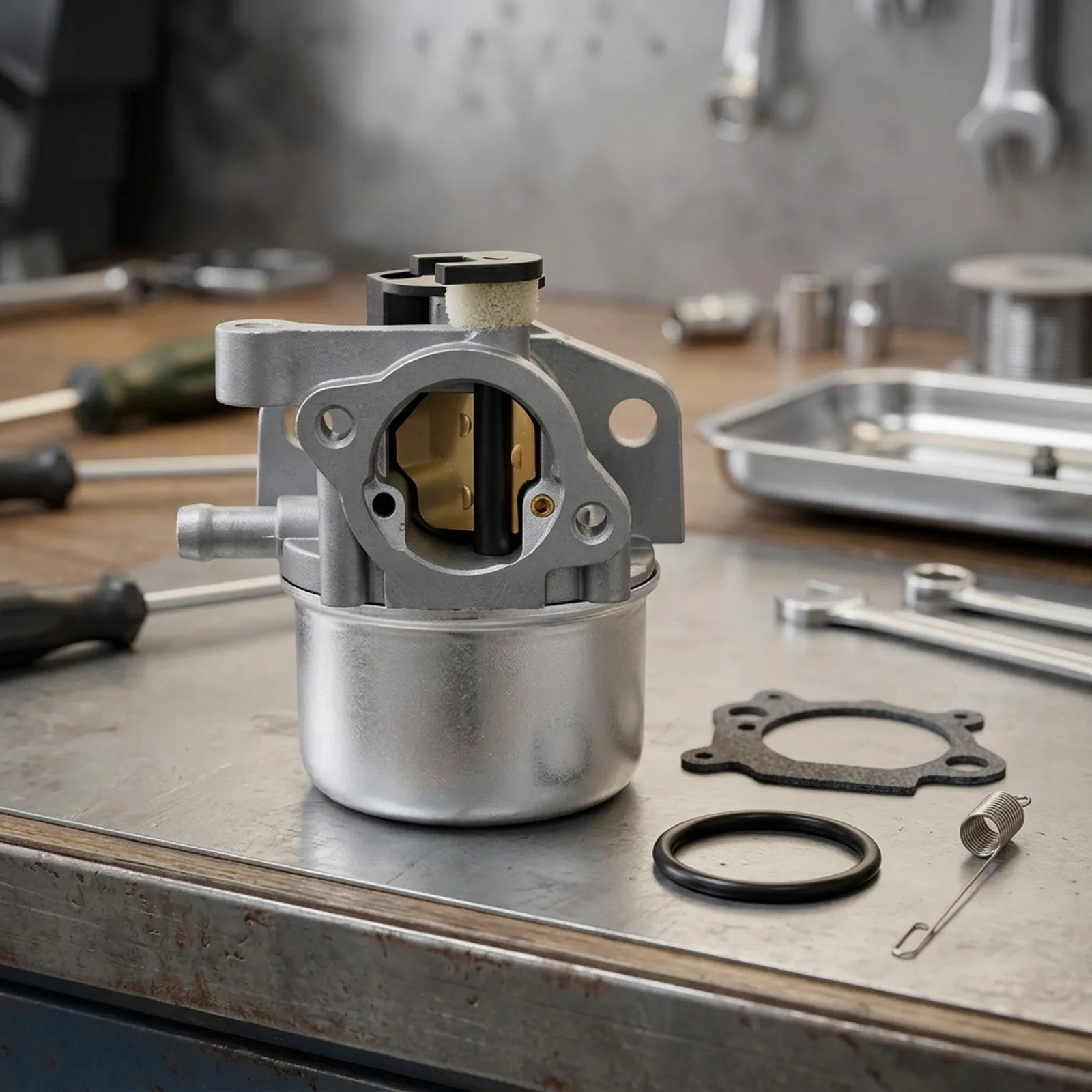 As Shown for bs Carburetor Kit Compatible With Various Models Easy Installation Enhances Fuel Flow for bs Engine 3.5-6.5hp