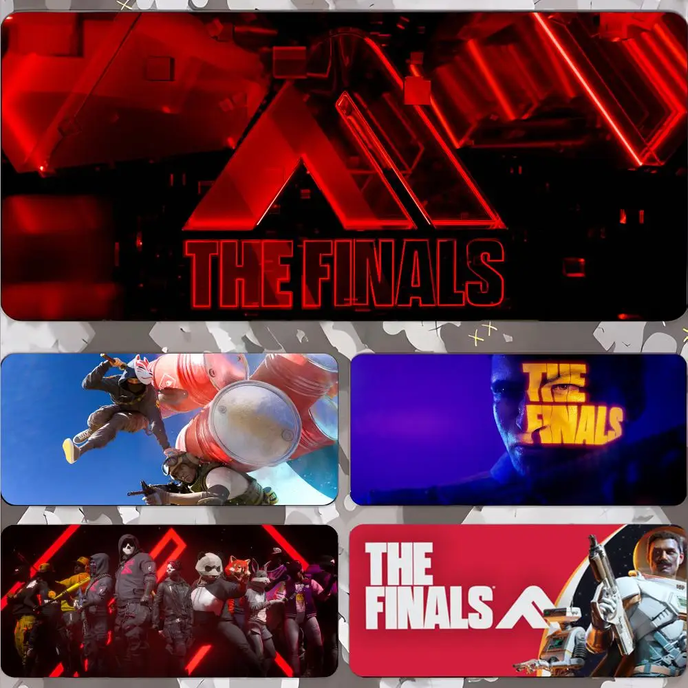 THE FINALS Mouse Pads Gamer Keyboard Mat Pads Gaming Desk Protector Laptops Large Mousepad Cartoon Deskmat