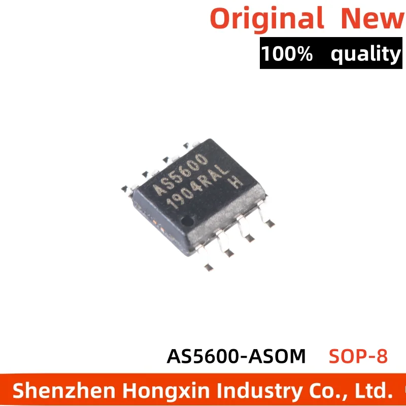 

5 pieces SMT AS5600 AS5600-SOM package SOP-8 magnetic encoder IC chip