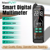 Newest USB Charge Smart Multimeter Digital Profesional AC DC Current Voltage Detector Pen Capacitance Temp Auto Range Tester