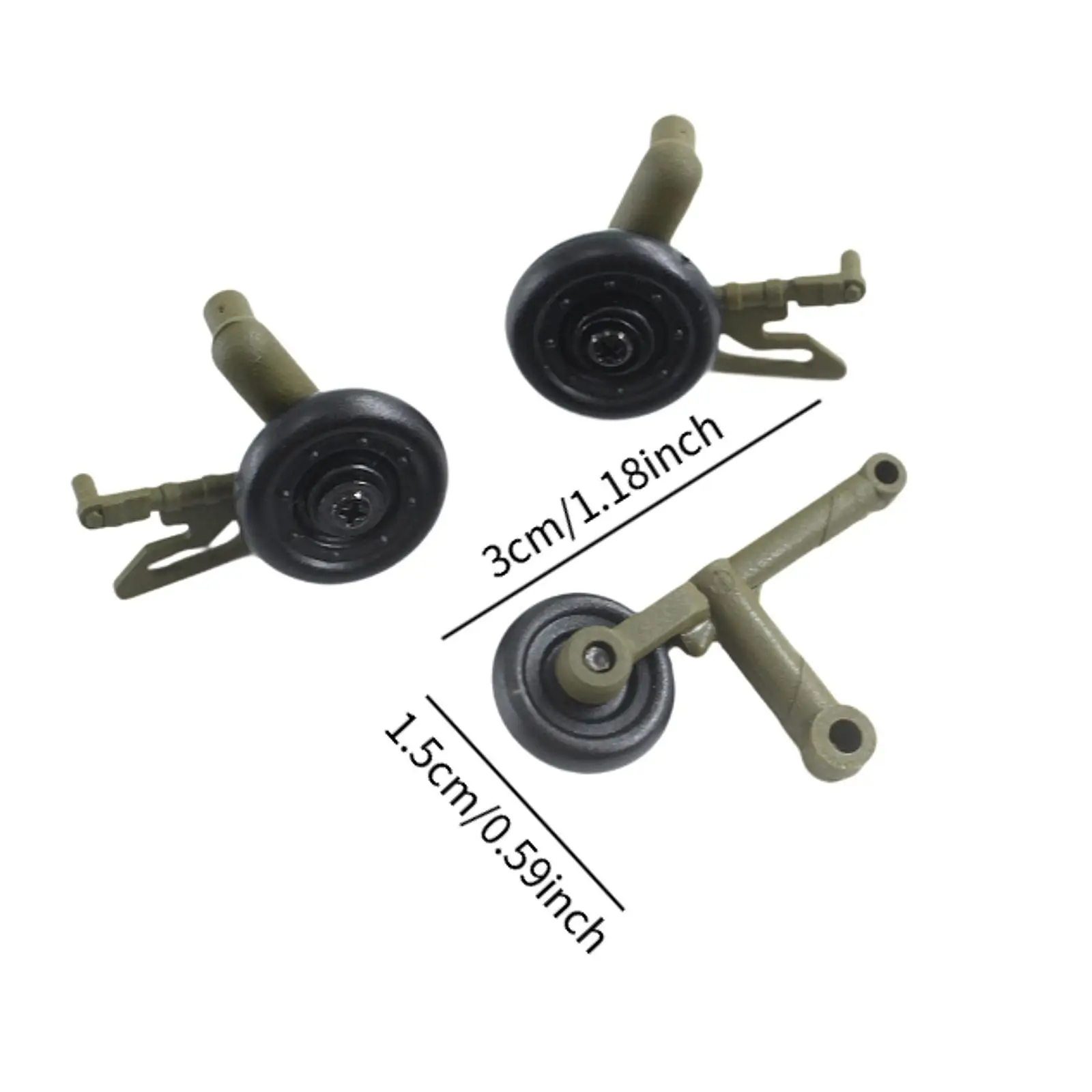 Train d'atterrissage d'avion RC, accessoires de bricolage professionnels, outils de mise à niveau robustes, pièces d'avion modèle RC pour Wltoys K170 RC avion Jet