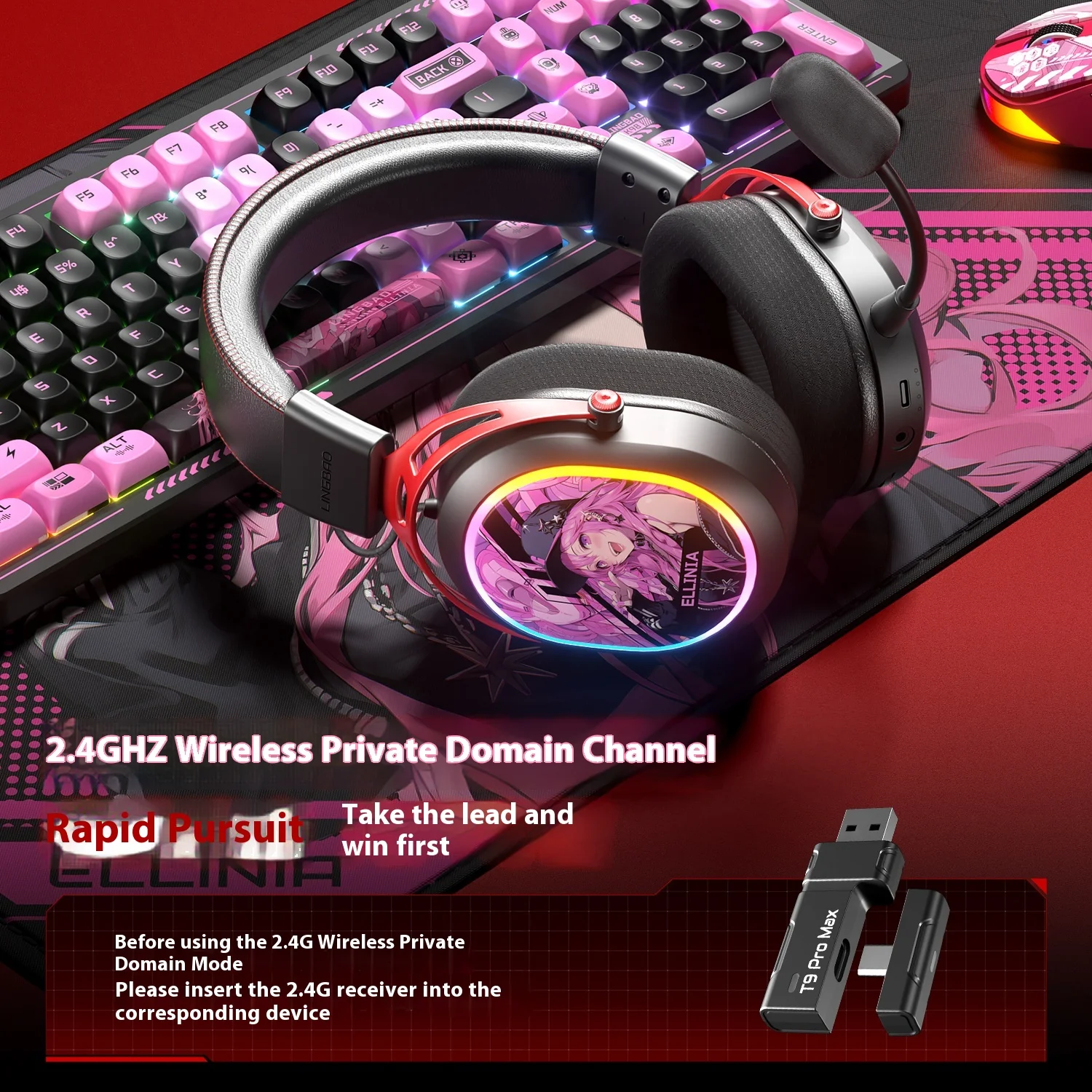 LingBao T9 Pro Max draadloze h - Gaming Headset 7.1 recensie en prijs