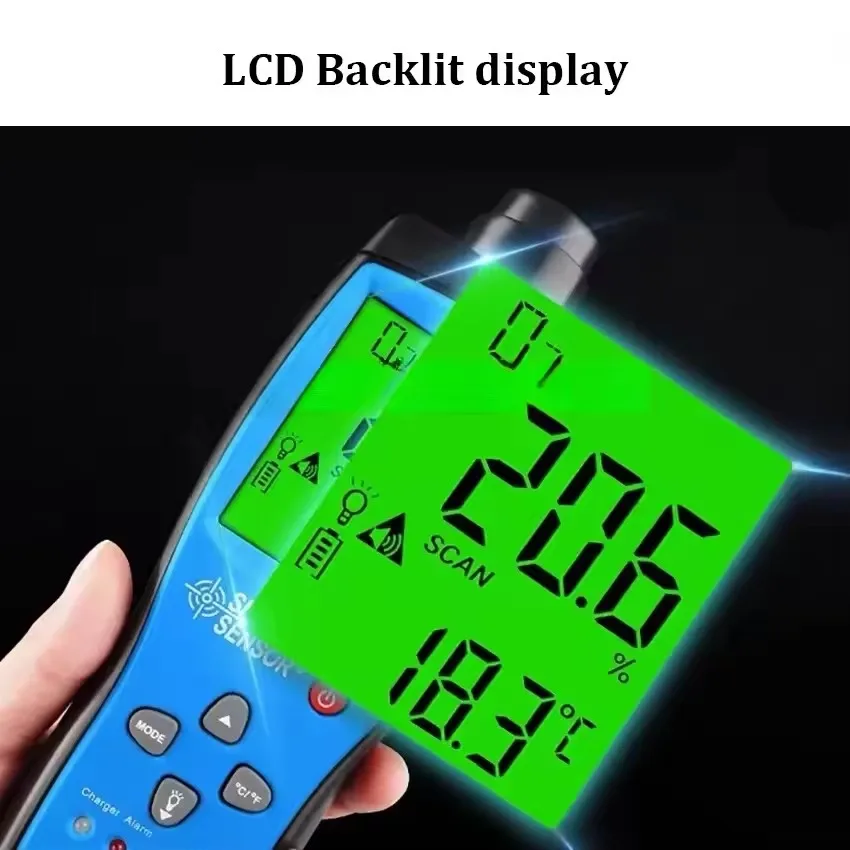 

SMART SENSOR AR8100 Air Quality Monitor Gas Meter Handheld Precision O2 Oxygen Detector Analyzer